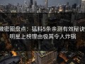 微密圈盘点：猛料5条亲测有效秘诀，明星上榜理由极其令人炸锅